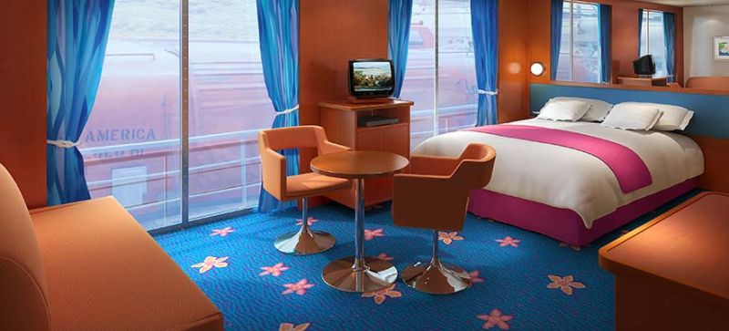 Family Suite cu balcon categoria SJ (cu vedere obstructionata)