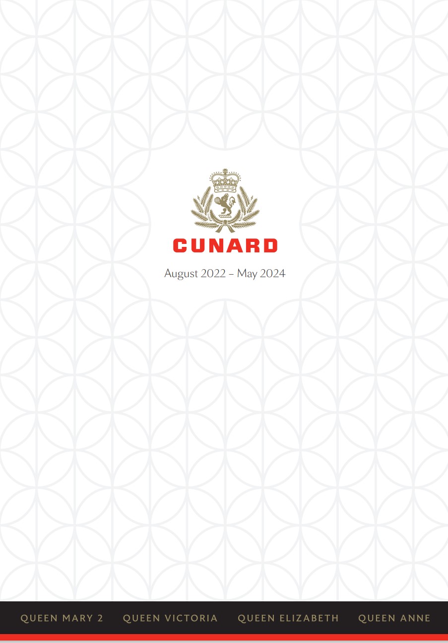 Brosura - Cunard Line - August 2022 - Mai 2024
