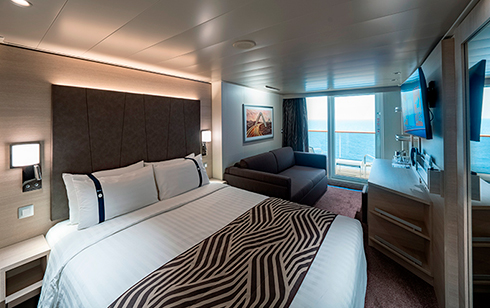 Cabina exterioara Fantastica cu balcon Premium